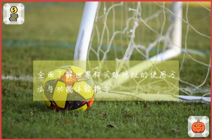 全面了解世界杯买球地址的使用方法与功能体验指导