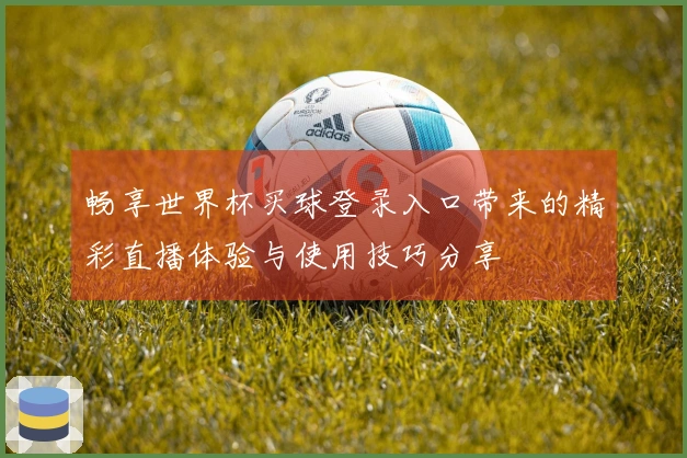 畅享世界杯买球登录入口带来的精彩直播体验与使用技巧分享